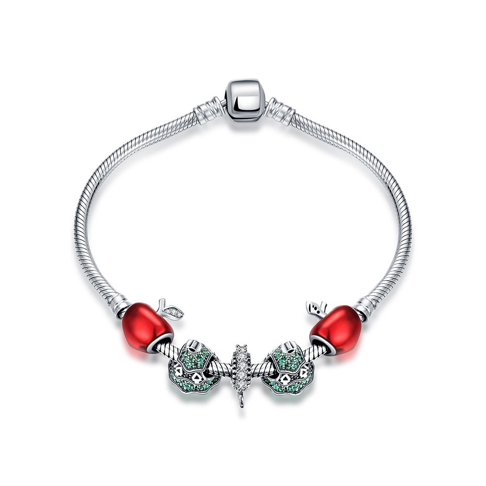 Rouge Coeurs Apple Accessories S925 Argent Bracelets