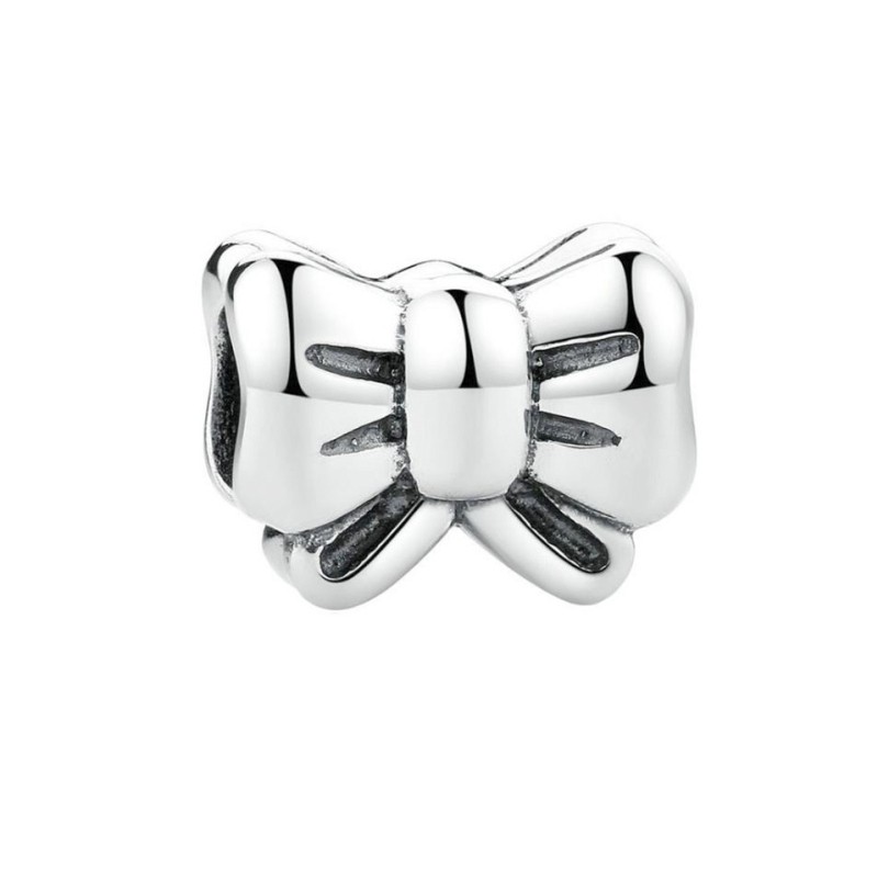Bowknot Breloque Argent Sterling