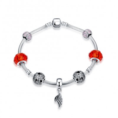 Rouge et Rose Wing Accessories S925 Argent Bracelets