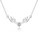 Lovely Antler S925 Silver Necklace