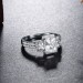 Emerald Cut White Sapphire Three Stone 925 Sterling Silver Engagement Rings