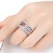 Multicolor Gemstone Delicate Wedding Ring
