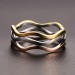 Titanium Silver Gold Rose Gold Promise Rings For Her