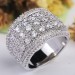 Round Cut White Sapphire Promise Band