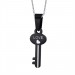 Love Design Lock and Key 925 Sterling Silver Necklace