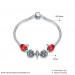 Red Hearts Apple Accessories S925 Silver Bracelets