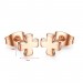 Cool Rose Gold 925 Sterling Silver Earrings