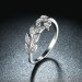 Branch Round Cut White Sapphire S925 Silver Bands