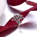 Branch Round Cut White Sapphire S925 Silver Promise Rings