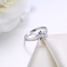 Nice Round Cut White Sapphire S925 Silver Nice Engagement Rings