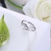 Nice Round Cut White Sapphire S925 Silver Nice Engagement Rings