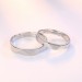 Lozenge Glossy Adjustable Couple Rings