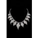 Alloy Clear Crystals Wedding Headpieces Necklaces Earrings Set