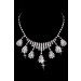 Awesome Alloy Clear Crystals Wedding Headpieces Necklaces Earrings Set