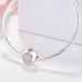 Crown & Heart Princess Charm Sterling Silver