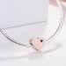 Pink Heart Charm Sterling Silver