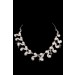 Glamorous Pearls Alloy Clear Crystals Wedding Headpieces Necklaces Earrings Set