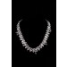 New Style Beautiful Alloy Clear Crystals Wedding Headpieces Necklaces Earrings Set