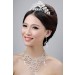 New Style Beautiful Alloy Crystals Wedding Headpieces Necklaces Earrings Set