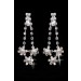 Very Charming Alloy Clear Crystals Pearls Wedding Headpieces Necklaces Earrings Set