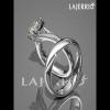 360° - Lajerrio Round Cut White Sapphire 925 Sterling Silver Couple Rings